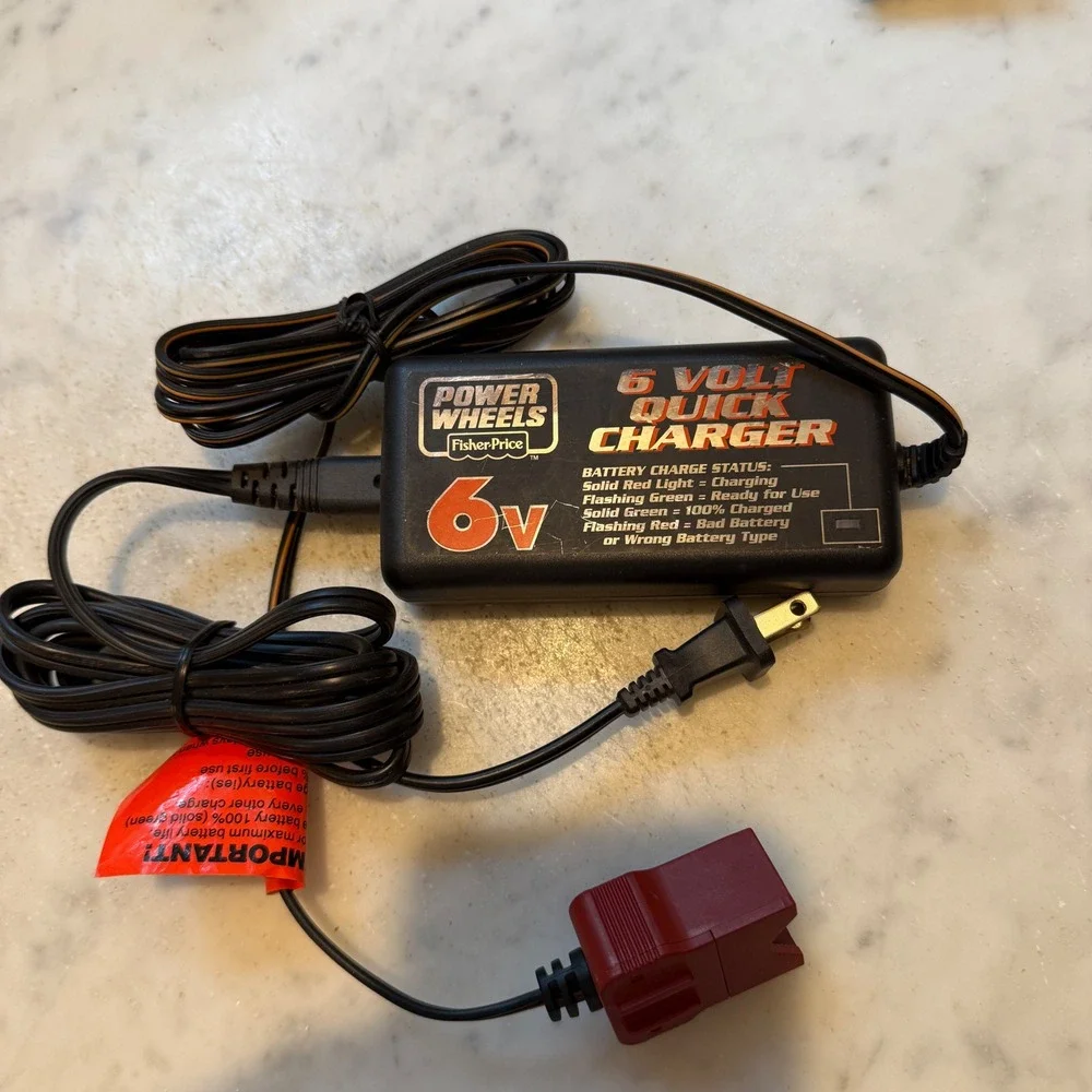 Fisher-Price Power Wheels 6 Volt Quick Charger Battery Charger